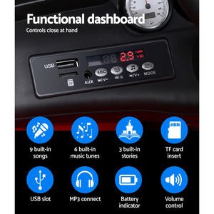 Kids Ride On Car  Mercedes Benz Replica Remote Control Manual - Red - Dodosales