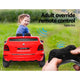 Kids Ride On Car  Mercedes Benz Replica Remote Control Manual - Red - Dodosales