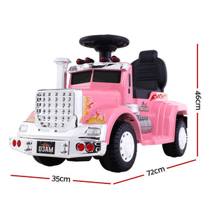 z Kids Ride On Car Electric Toy Battery Operated Truck Children - Pink - Dodosales