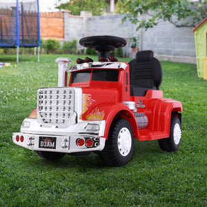 z Kids Ride On Car Electric Toy Battery Operated Truck Children -  Red - Dodosales