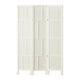 z 3 Panel Room Divider Screen Privacy Folding Partition Stand - White
