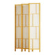 6 Panel Wooden Privacy Room Divider Office Screen Stand Partition - Natural