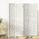 4 Panel Wooden Privacy Room Divider Office Screen Stand Partition - White