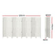 8 Panel Room Divider Screen Privacy Wood Dividers Foldable White