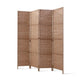 4 Panel Privacy Screen Room Divider Folding Partition Stand Home Office Rattan - Dodosales
