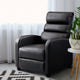 Lounge Recliner Armchair Chair Chairs Office Sofa PU Leather Cover Brown - Dodosales