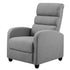Lounge Recliner Armchair Chair Chairs Office Sofa Fabric Cover Grey
