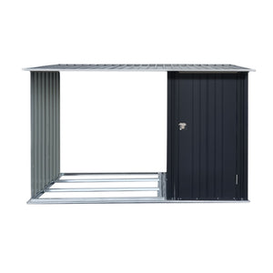 Garden Shed Sheds Outdoor Tool Wood Storage Galvanised Steel 2.49x1.04M
