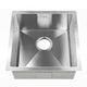 51cm Stainless Steel Kitchen Sink Under/Topmount Sinks Bowl Silver - Dodosales