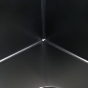 100cm x 45cm Stainless Steel Kitchen Sink Bowl Tub Under/Top/Flush Mount Black - Dodosales