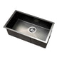 Single Wash Bowl Nano Kitchen Sink Stainless Steel Tub Basin 30cm x 45cm - Dodosales