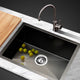 Single Wash Bowl Nano Kitchen Sink Stainless Steel Tub Basin 30cm x 45cm - Dodosales
