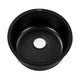 43 x 20cm Round Sink Granite Stone Kitchen Basin Tub Black - Dodosales