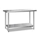 Commercial Stainless Steel Kitchen Bench Table Home Food Prep 1524 x 610mm - Dodosales