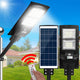 LED Solar Lighting Street Flood Light Motion Sensor Remote Outdoor Garden Lamp Lights 120W - Dodosales