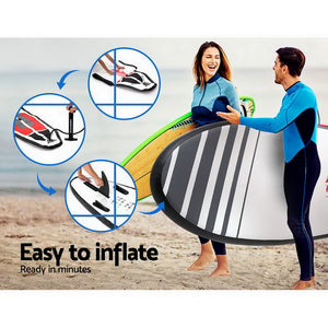 11" Paddle Board Stand Up Inflatable SUP Surfboard Paddleboard Backpack Kayak Red