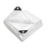 Tarp Camping Tarps Poly Tarpaulin Heavy Duty Cover 135gsm White 6 x 9m