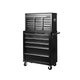 14 Drawers Toolbox Tool Chest Trolley Box Cabinet Cart Garage Storage Black - Afterpay - Zip Pay - Dodosales -