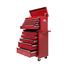 14 Drawers Toolbox Tool Chest Trolley Box Cabinet Cart Garage Storage Red