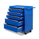 5 Drawer Mechanic Tool Box Storage Trolley Cart Cabinet Toolbox Blue - Dodosales