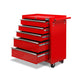 5 Drawer Mechanic Tool Box Storage Trolley Cart Cabinet Red - Dodosales