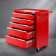 5 Drawer Mechanic Tool Box Storage Trolley Cart Cabinet Red - Dodosales