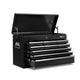 9 Drawer Tool Box Mechanic Storage Toolbox Chest Workshop Garage Black - Afterpay - Zip Pay - Dodosales -