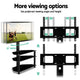 Floor TV Stand W/ Shelves VESA Standard LCD Plasma LED Home Office Unit - Dodosales