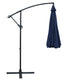 z Blue Outdoor Umbrella Shade Canopy Cantilevered Parasol Free Standing - Dodosales