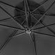 z Black Cantilevered Outdoor Umbrella Shade Canopy Parasol Free Standing - Dodosales