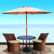z 3M Outdoor Umbrella Pole With Base Shade Canopy Parasol Free Standing - Dodosales