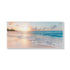 White Frame Canvas Ocean and Beach Print Home Decor 40cmx80cm