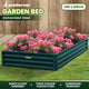 Galvanized Steel Garden Bed Planter Pot  240 x 120 x 30cm  - Green