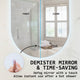 LED Wall Mirror Oval Touch Anti-Fog Makeup Decor Bathroom Vanity Frameless