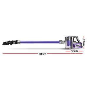 z Cordless Vacuum Cleaner Stick Handstick Handheld 2-Speed W/ Headlight Purple - Dodosales