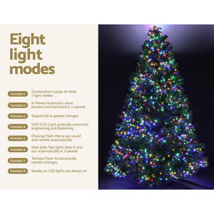 2.1M Christmas Tree LED Multicolour Lights Xmas Decorations Green Home Decor