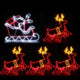 z Christmas Motif Lights LED Rope Reindeer Waterproof Colourful Xmas - Dodosales