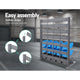 47 Tool Storage Shelving Bin Rack Floor Stand Heavy Duty Organiser - Dodosales