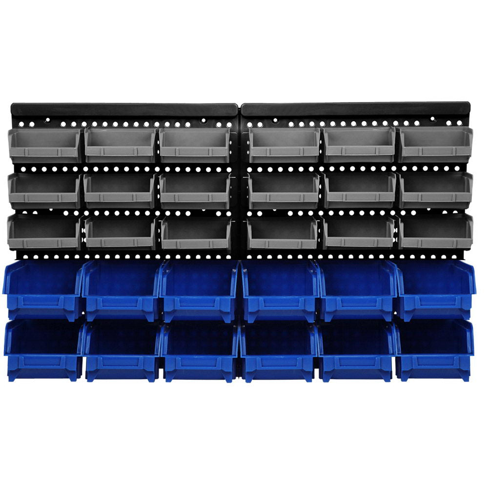 30 Bin Wall Mounted Storage Rack Garage Shed Organiser– Dodosales