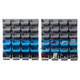 48 Bin Wall Mounted Rack Storage Handyman Tool Organiser Holder - Dodosales