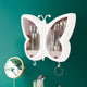 Wall Mounted Butterfly Shape Organiser Makeup Unit Waterproof Bathroom - Dodosales