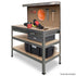 z Garage Work Bench 2 Shelves Storage Table Tool Workbench Peg Board